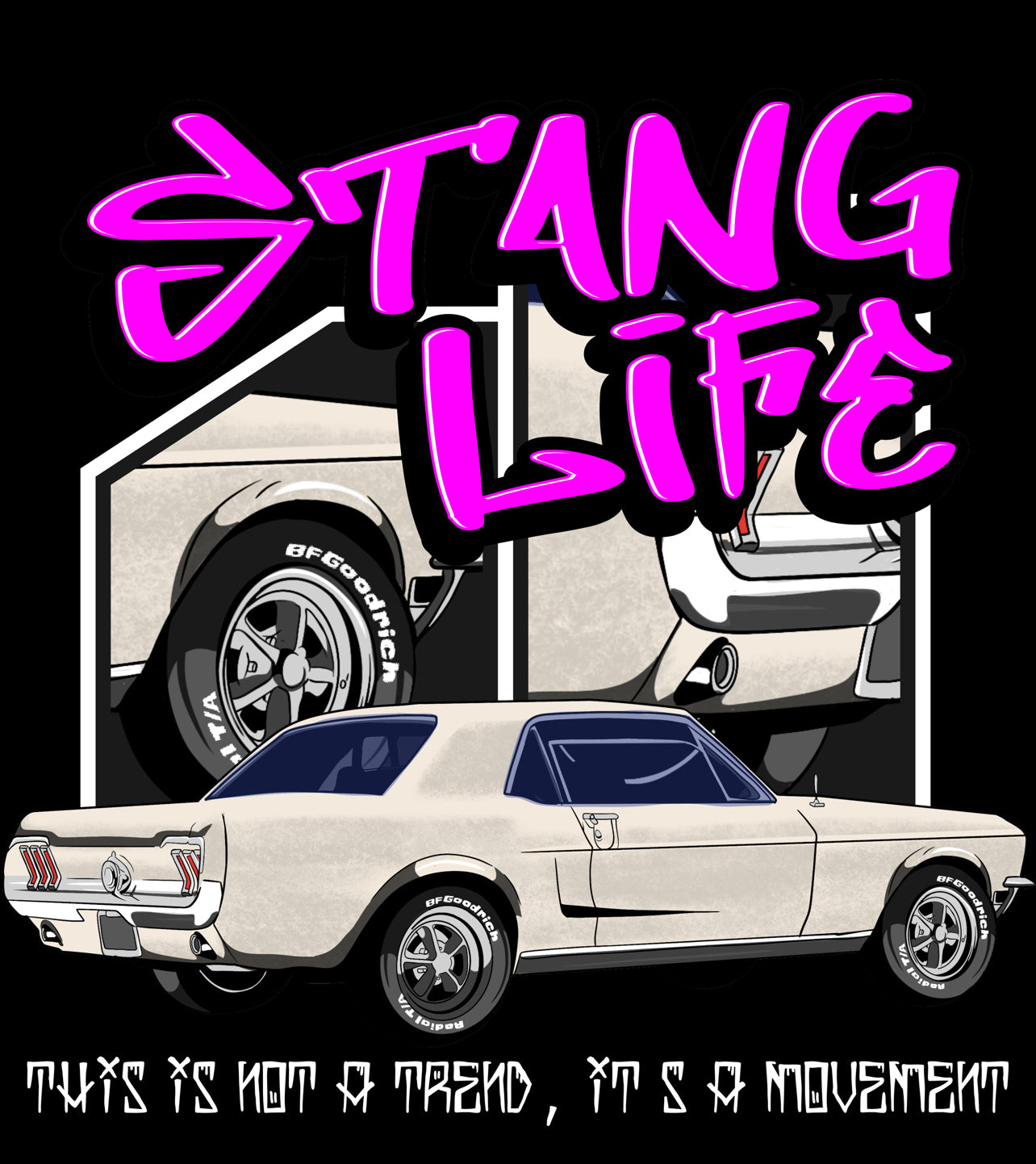 GTA Inspired Stang Life Hoodie